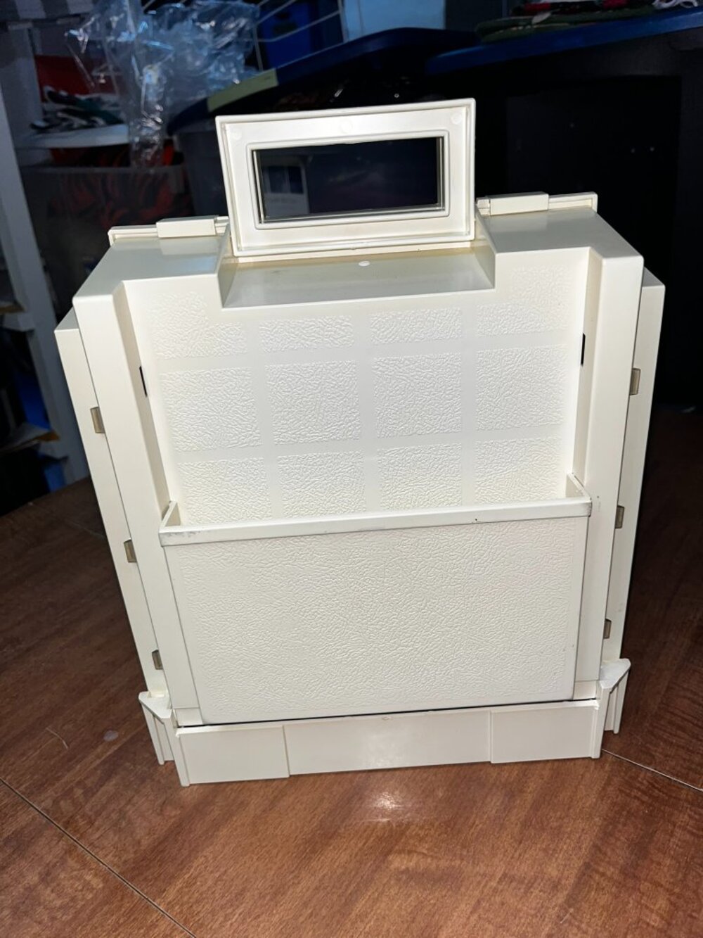 Vintage 1983 Singer Homechest Portable Foldout Sewing Caddy ~ Very Nice ~ Intact